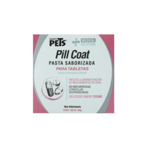 Pill coat pasta saborizada p/mascotas 60g