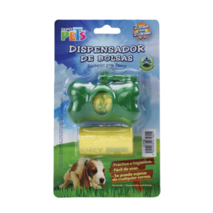 Dispensador c/bolsas sanitarias - 40 pz
