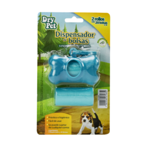 Dispensador c/bolsas sanitarias Dry pet-40pz