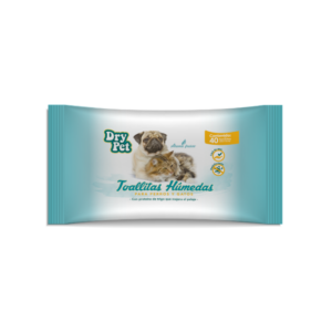 Toallitas humedas p/perro y gato-40pz