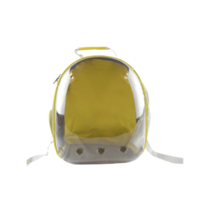 Mochila transparente p/mascotas