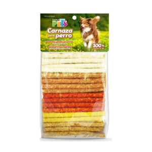 Palitos de carnaza sabores vareados 100pz