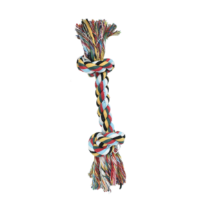 Juguete hueso MED de hilo multicolor