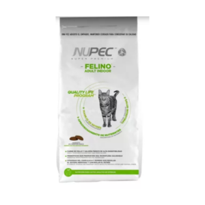 Alimento Nupec Nutrición Científica Consciente Indoor para gato adulto sabor pollo, salmon y arroz en bolsa de 5kg