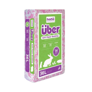ÜBER PINK/WHITE PAPER BEDDING PAPER 36L