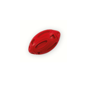 sp-3497 /rocky chums balon rugby c/sonido caucho grado alim c/sabor tocino p/perros de mordida agresiva 15cm 204g