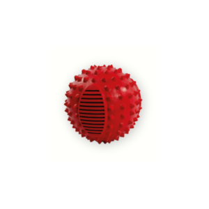 sp-3498 /rocky chums pelota picos c/sonido de caucho grado alim c/sabor tocino p/perros de mordida agresiva 8cm 221g