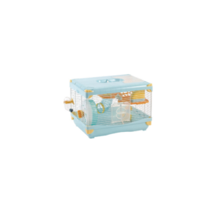 sp-3630/ jaula plastica p/hamster sunny hamster land importada (azul) 1 piso 36.0x27.0x25.0