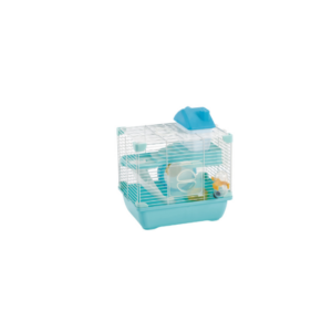 sp-3641/ jaula plastica p/hamster sunny hamster land importada (azul) 28.9x22.2x30.1