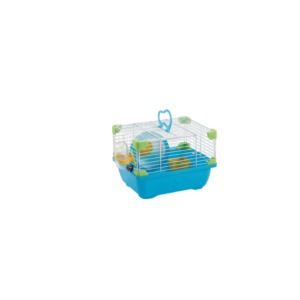 sp-3642/ jaula plastica p/hamster sunny hamster land importada (azul) 24.0x18.3x16.0