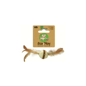 FL8243 Juguete bola c/plumas ecoplay