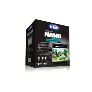 FL7961 Acuario nano cascada negro 15L