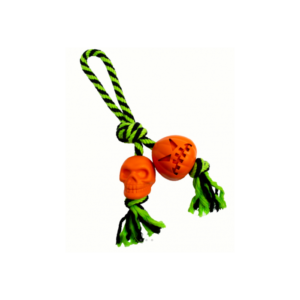 SP-3958 /Rocky Chums cuerda de poliester c/esqueleto y calabaza de caucho solido natural by sharpaw
