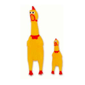 SP-3963/ Tinny Chums pollo chillon ch de vinil c/sonido tipo squeaky 16cm by sharpaw