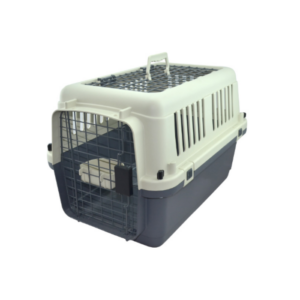 SPC-602/ Transportadora kennel chica p/perro importada  2 puertas 60.7x40x40.5