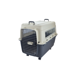 SPC-800/ Transportadora kennel intermedia p/perro importada  81x56x59 (incluye set de ruedas)