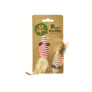 FL8234 Juguete ratón con pluma eco-play 2pz