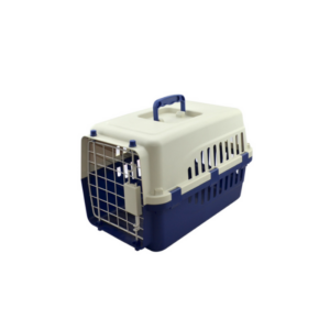 SPC-400/ Transportadora super económica p/mascotas importada puerta metalica v/colores 45x30x29cm
