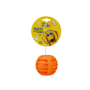 Fl8517/ Juguete Pelota Acanalada De Caucho