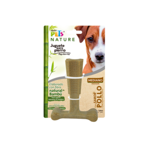 Fl9322 Juguete Hueso Bambu Plus Med Sabor Pollo