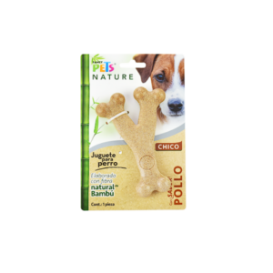 Fl9305 Juguete Hueso Ch Triple De Bambu Sabor Pollo Nature