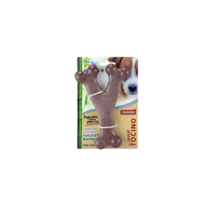 Fl9308 Juguete Hueso Gde Triple De Bambu Sabor Tocino Nature
