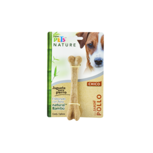 Fl9309 Juguete Hueso Ch De Bambu Sabor Pollo Nature