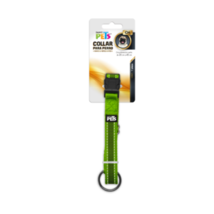 Fl8719/ Collar Ch C/Ultra Grip Y Bandas Reflejantes Verde