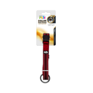 Fl8721/ Collar Ch C/Ultra Grip Y Bandas Reflejantes Rojo