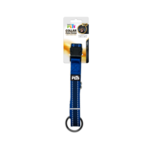 Fl8726/ Collar Gde C/Ultra Grip Y Bandas Reflejantes Azul