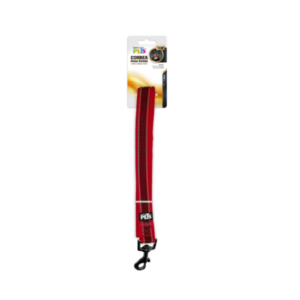 Fl8739/ Correa Gde C/Ultra Grip Y Bandas Reflejantes Rojo