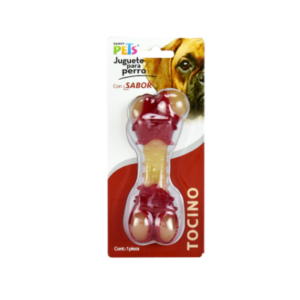 Fl8761/ Juguete Hueso Med Sabor Tocino