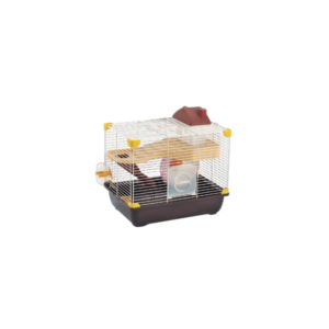 sp-3644/ jaula plastica p/hamster sunny hamster land importada (cafe) 35.5x25.6x33.0