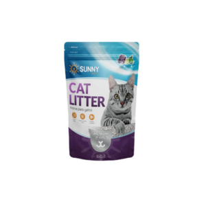 sp-3662la/ arena para gatos importada aroma lavanda (bolsa 3kg) bentonita super aglutinante y 99% libre de polvo