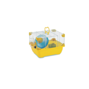 sp-3721/ jaula plastica p/hamster sunny hamster land importada (amarillo) 24.0x18.3x16.0