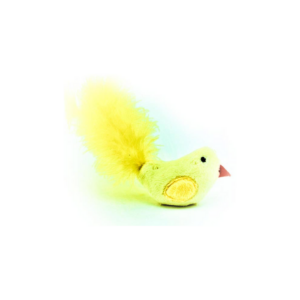 sp-3751/ juguete para gatos pawffy  pajaro de peluche con plumas