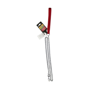 Correa Roja C/Cadena Metalica (2.0 Mm) 120 Cm