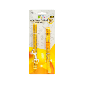 Fl8709/ Collar Xch C/Correa C/Bandas Reflejantes