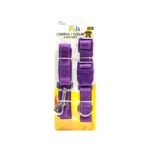 Fl8712/ Collar Gde C/Correa C/Bandas Reflejantes
